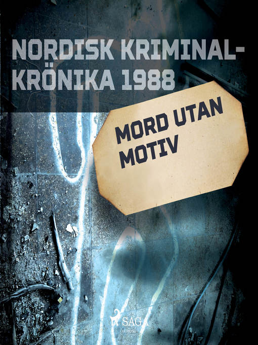 Title details for Mord utan motiv by Diverse - Wait list